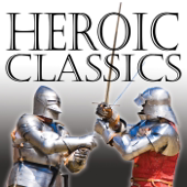 Cover art for Heroic Classics by Armin Jordan, Bolshoi Chorus, Bolshoi Symphony Orchestra, Gewandhausorchester, Kurt Masur, London Philharmonic Orchestra, New York Philharmonic, Nikolaus Harnoncourt, Orchestre de la Suisse Romande, Rotterdams Philharmonisch Orkest & Zubin Mehta
