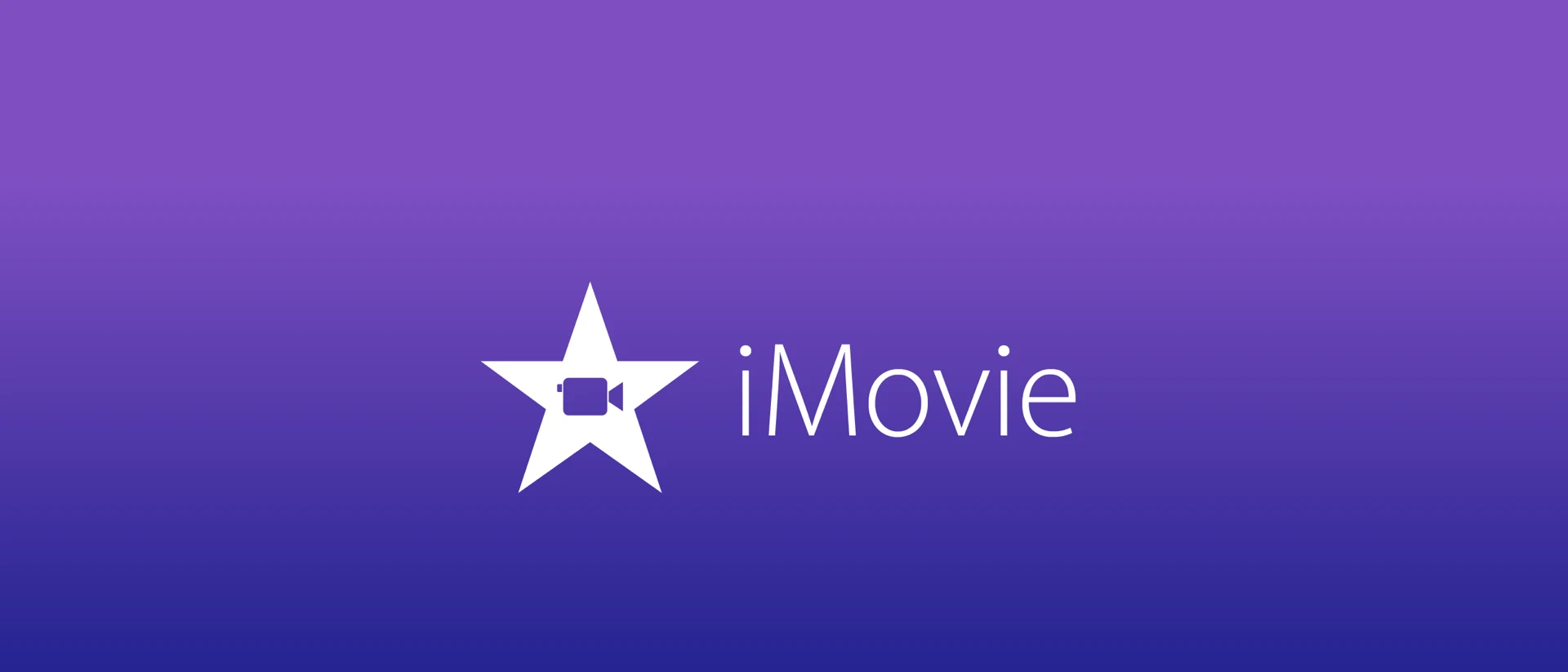 iMovie product page header