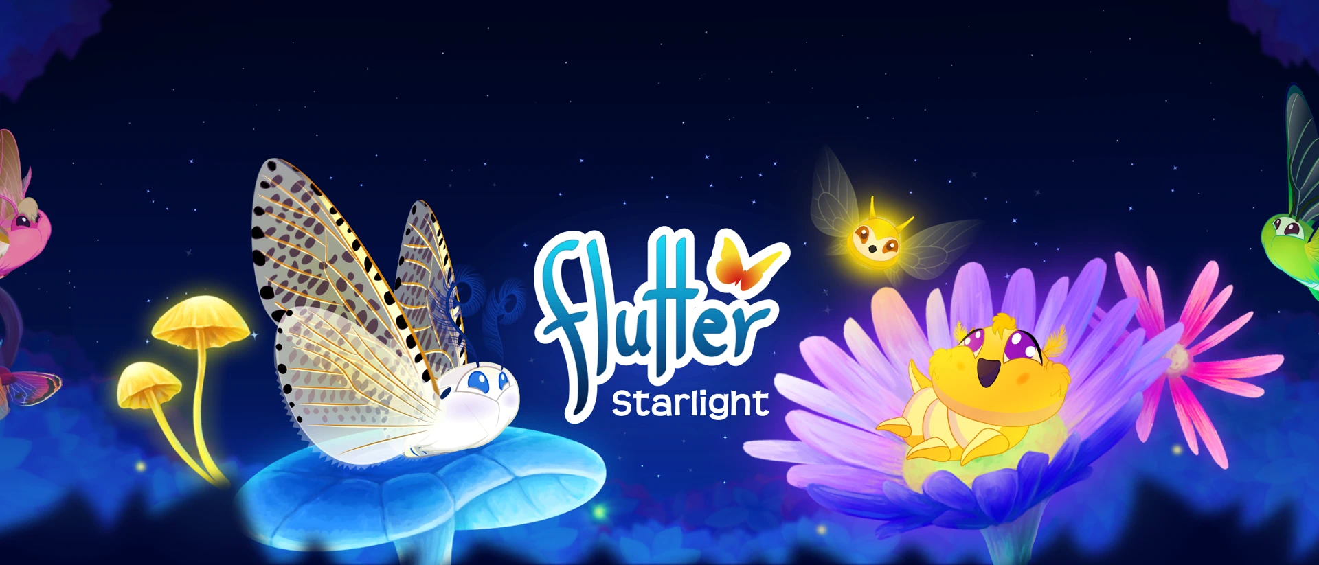 Flutter Starlight — Cozy Game product page header