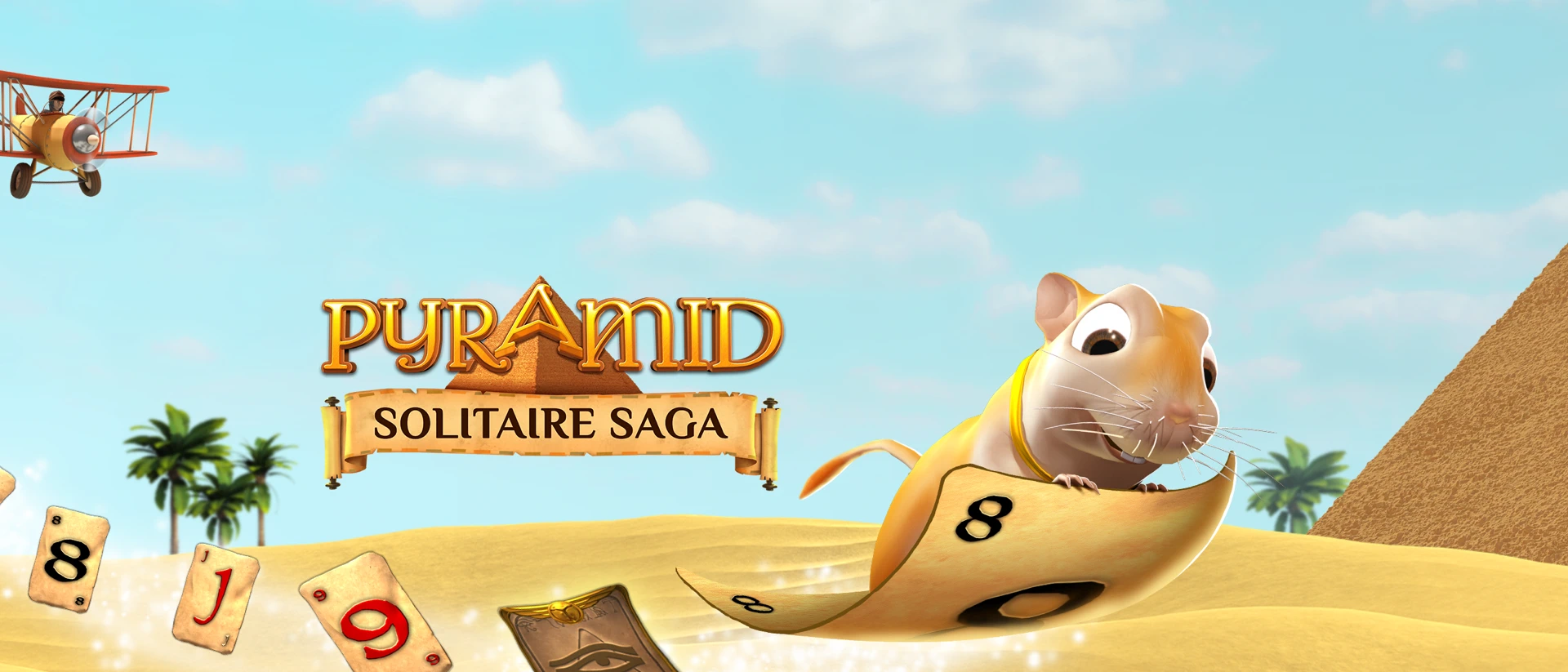 Pyramid Solitaire Saga product page header