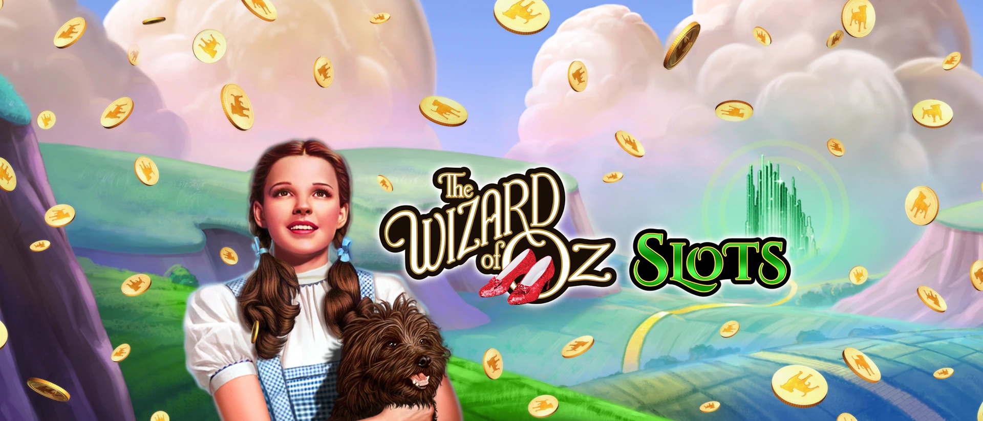 Wizard of Oz Slots Games product page header