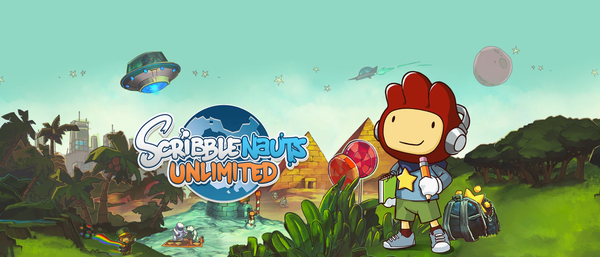 Scribblenauts Unlimited product page header