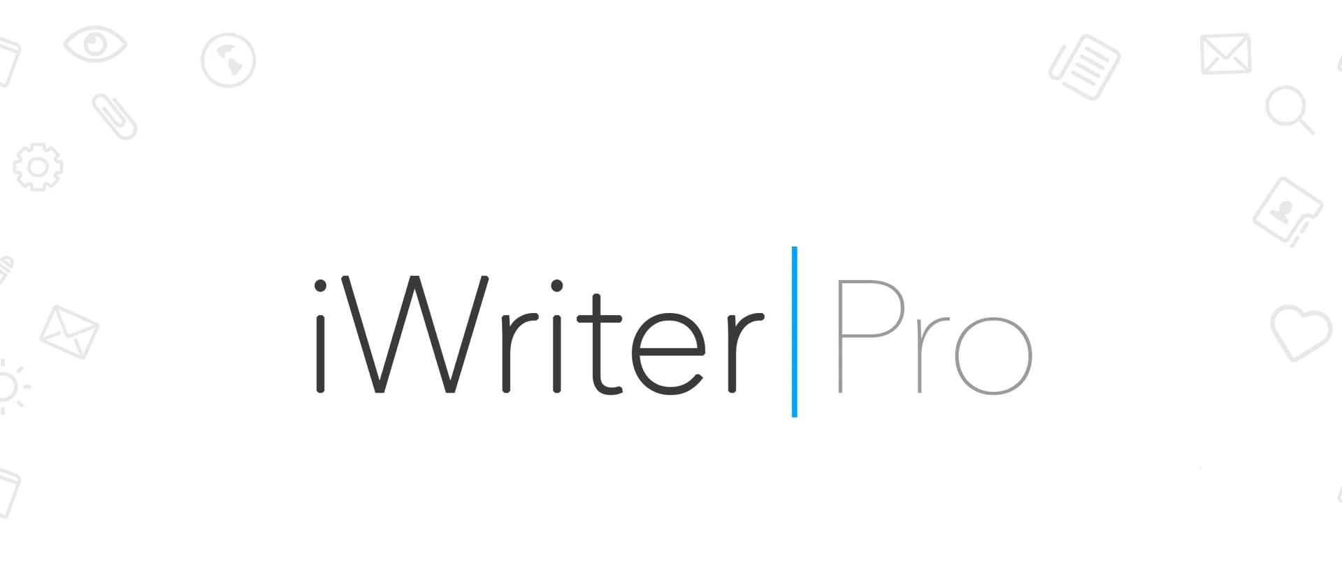 iWriter Pro product page header