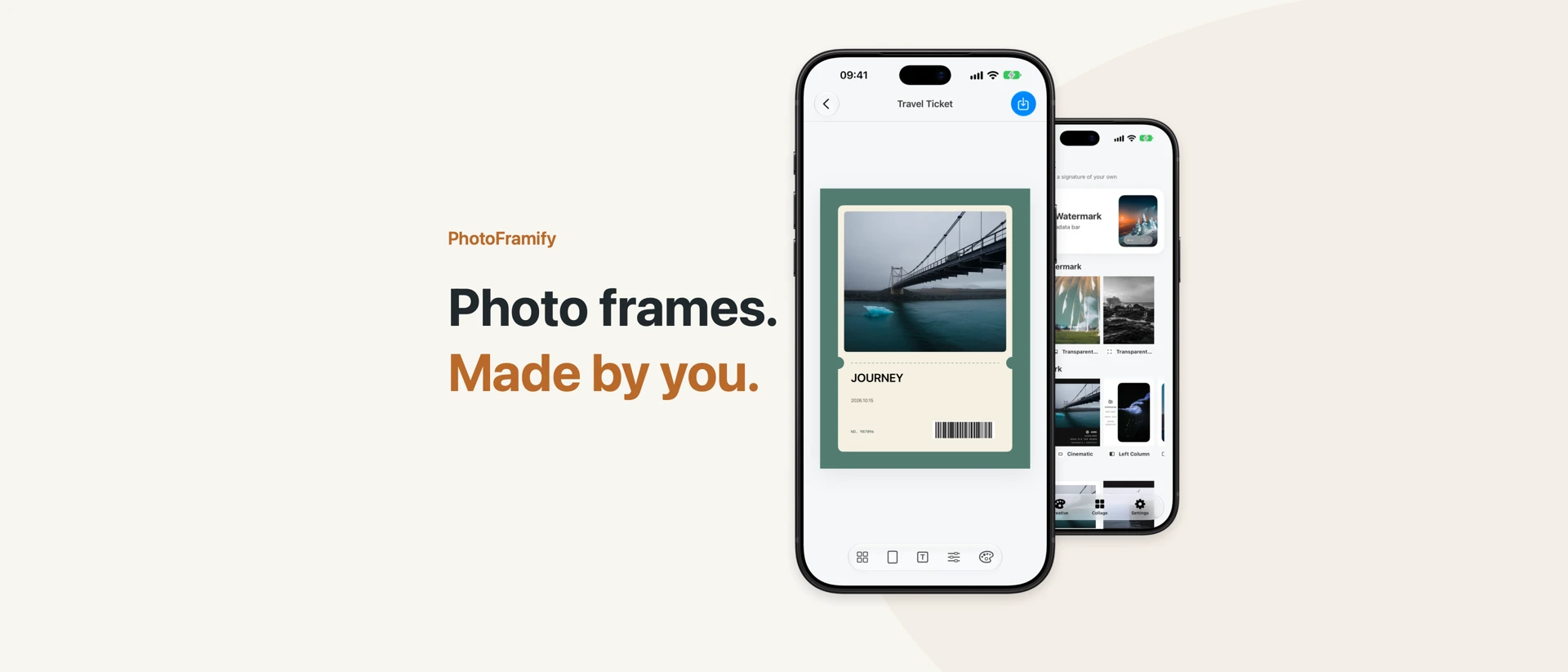 PhotoFramify: Photo Border product page header