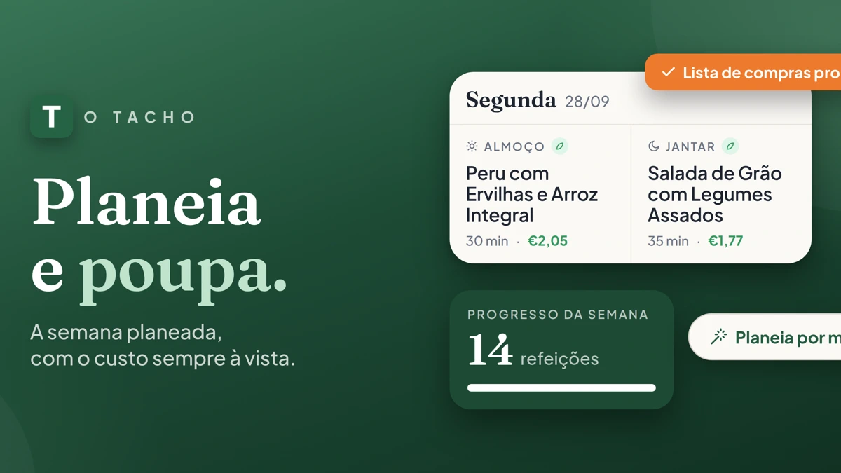 O Tacho: Planeador Semanal App Store product page header