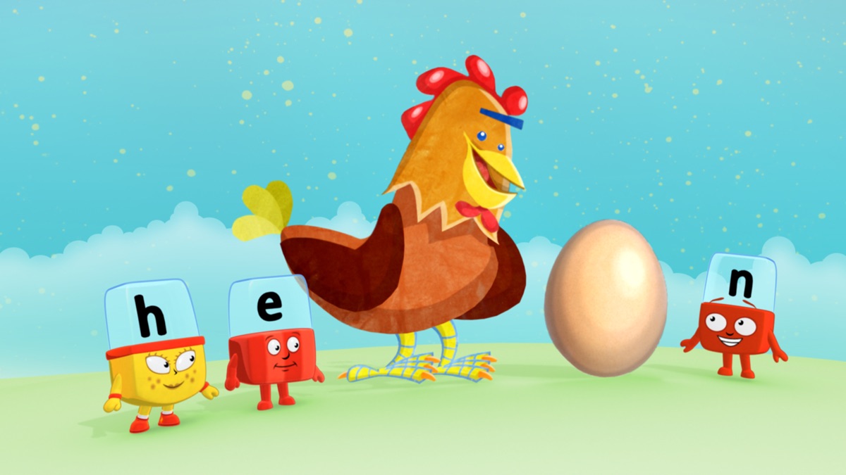 ‎Hen: Alphablocks Red Level Step 5 - Alphablocks (Series 2, Episode 10 ...