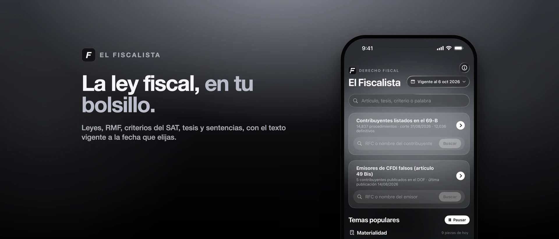 El Fiscalista product page header