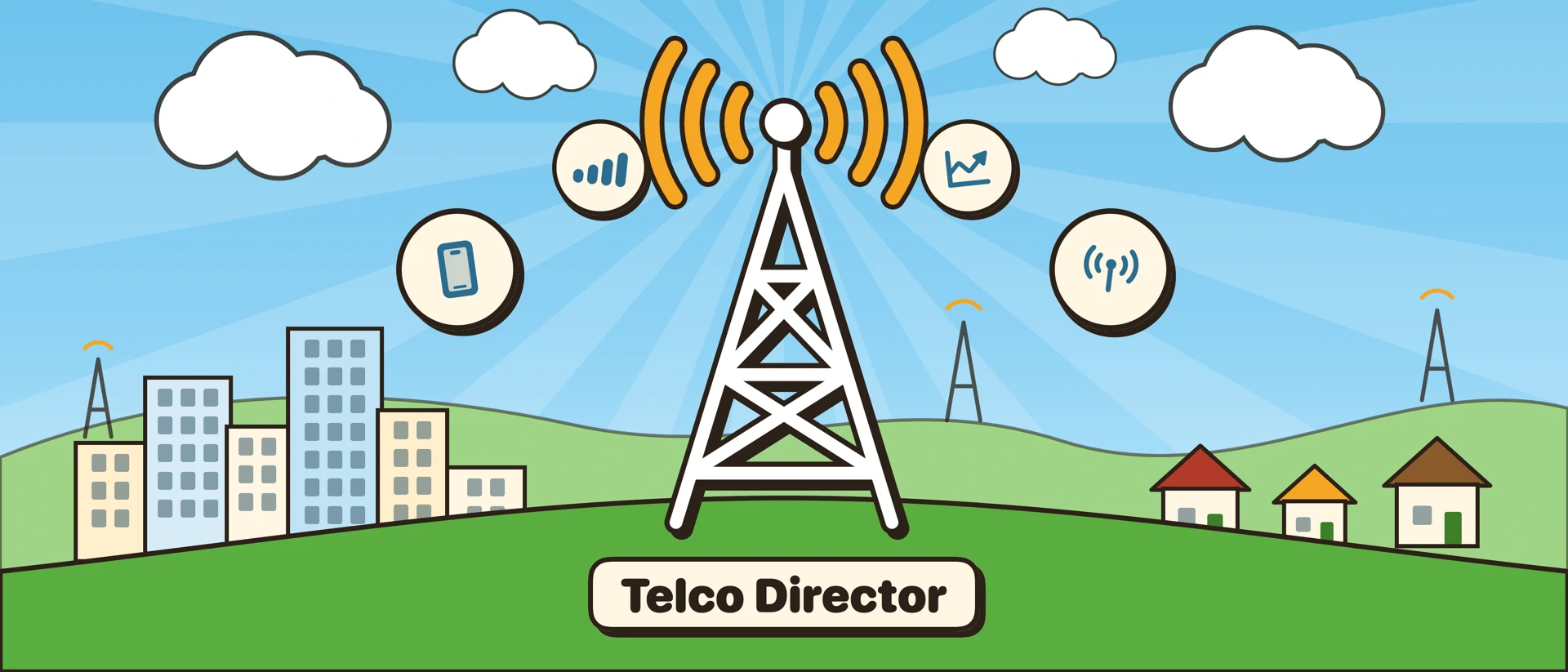 Telco Director - No Ads Sim product page header