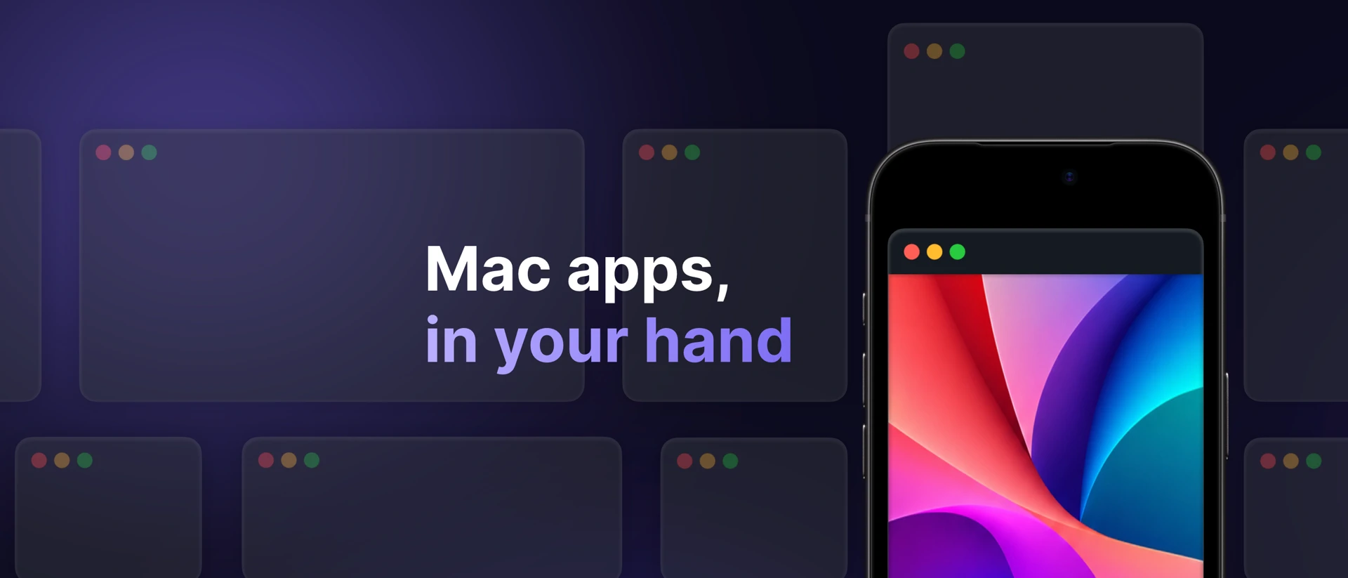 Apperture: Remote Desktop Apps product page header