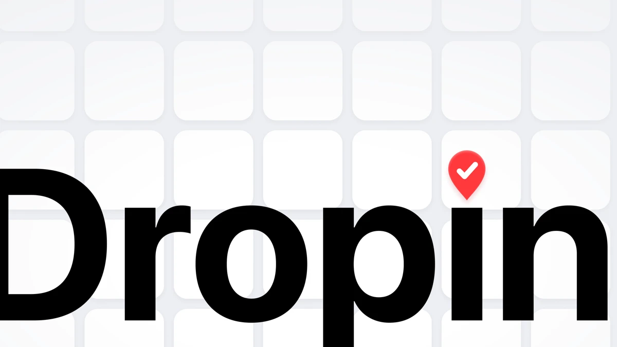 Dropin - Check In App App Store product page header