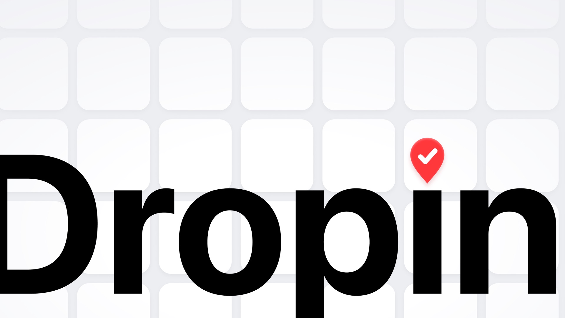 Dropin - Check-In App product page header