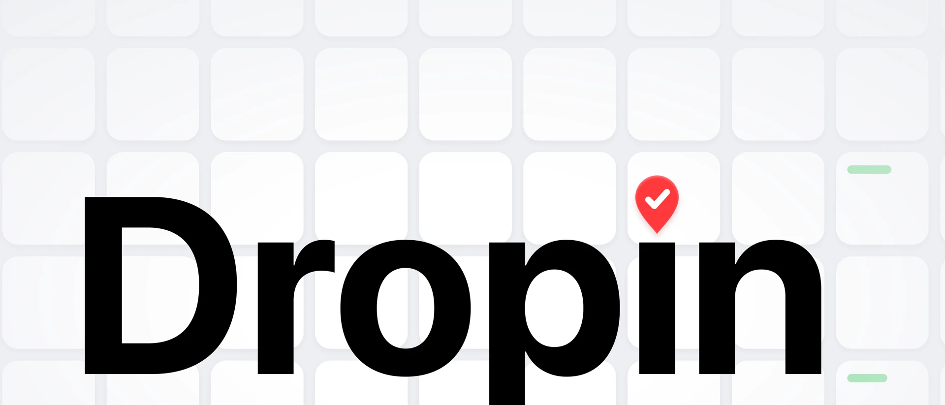 Dropin - Check In App product page header