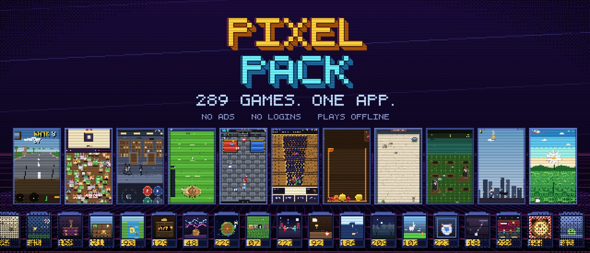 Pixel-Pack product page header