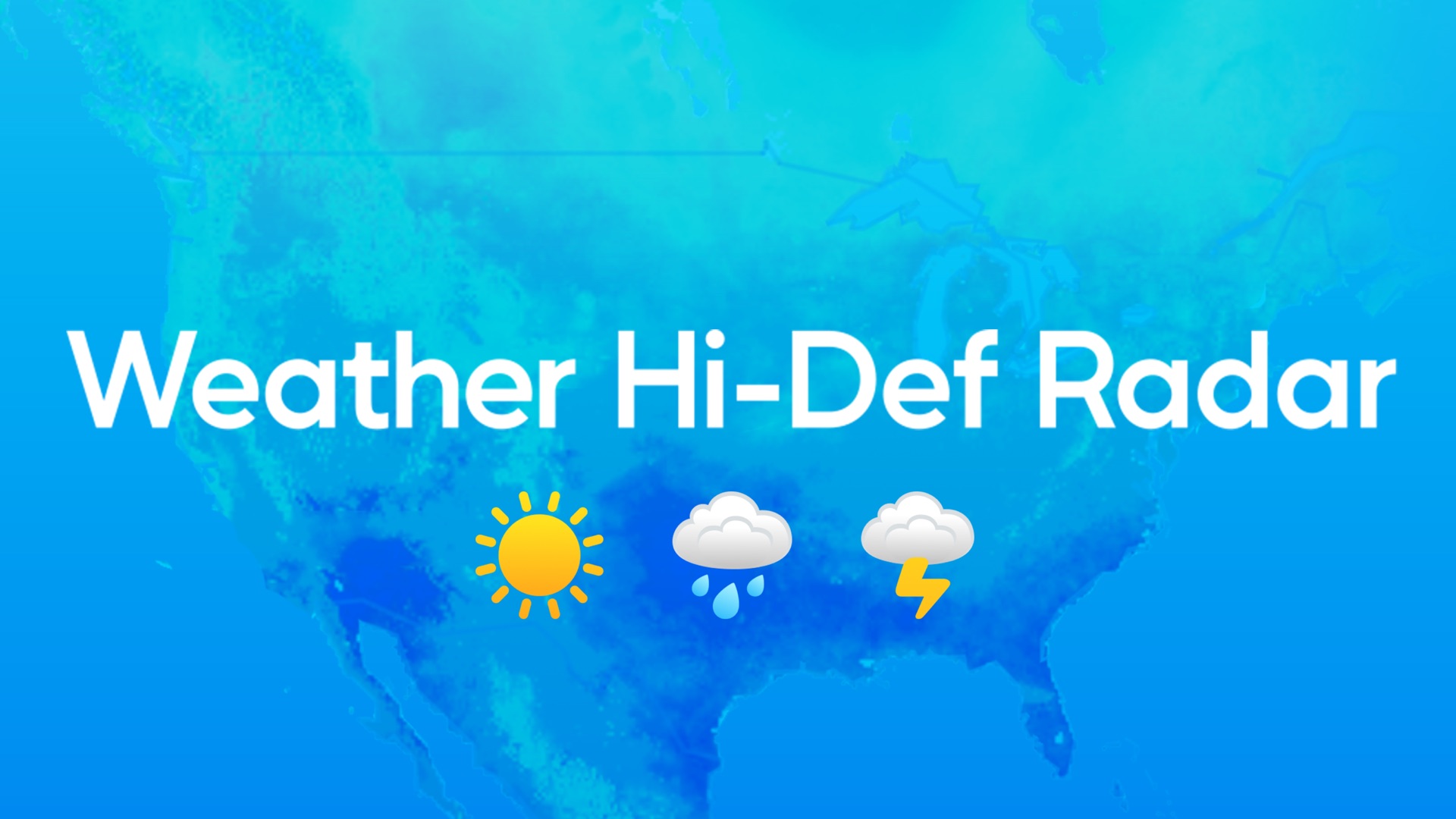 Weather Hi-Def Radar Forecast product page header