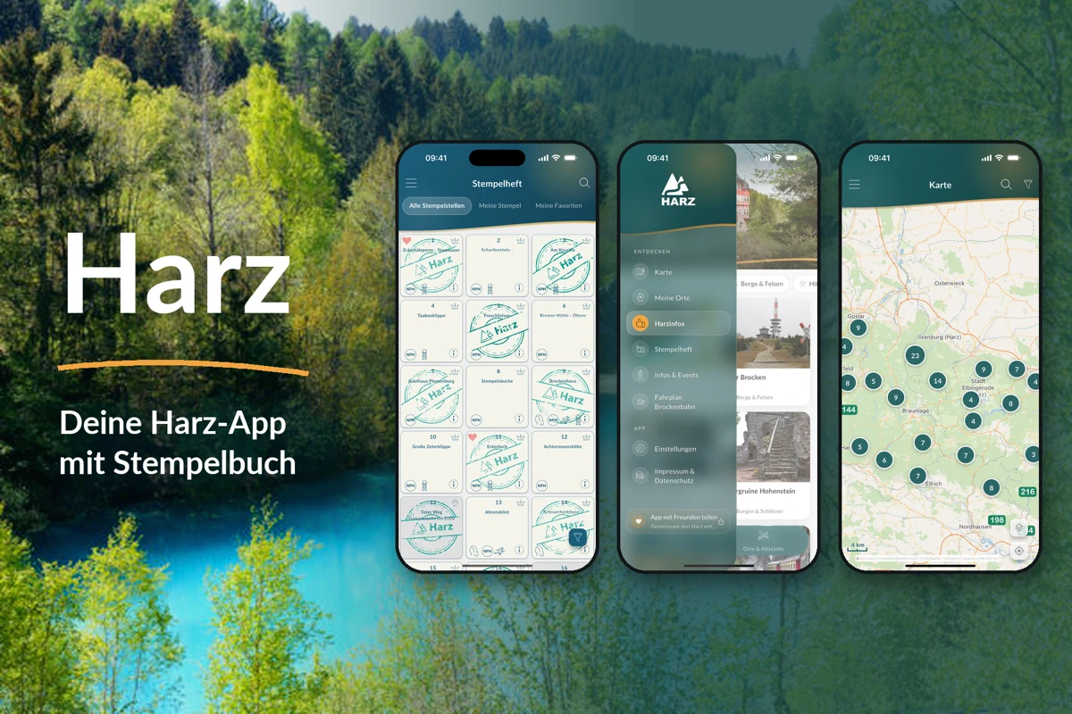 Harz App - mit Stempelheft search result
