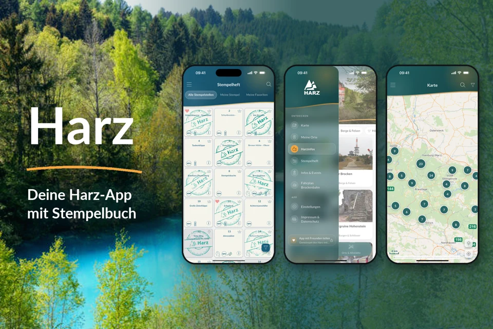 Harz App - mit Stempelheft App Store search result