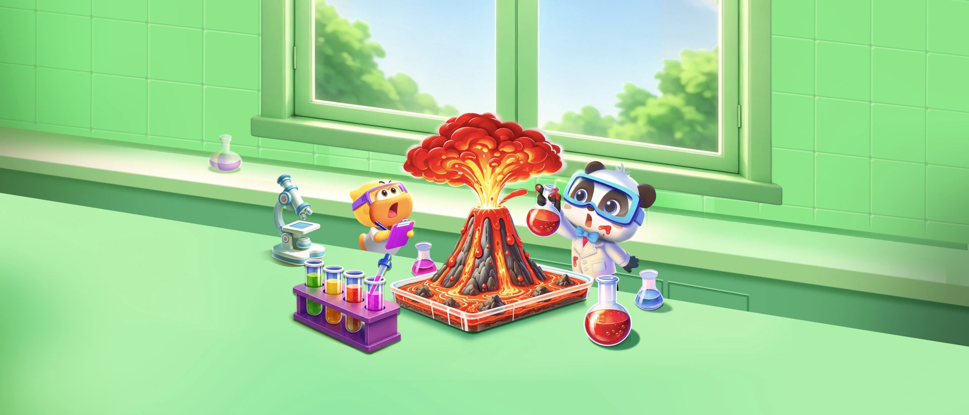 BabyBus Kids Science App Store product page header