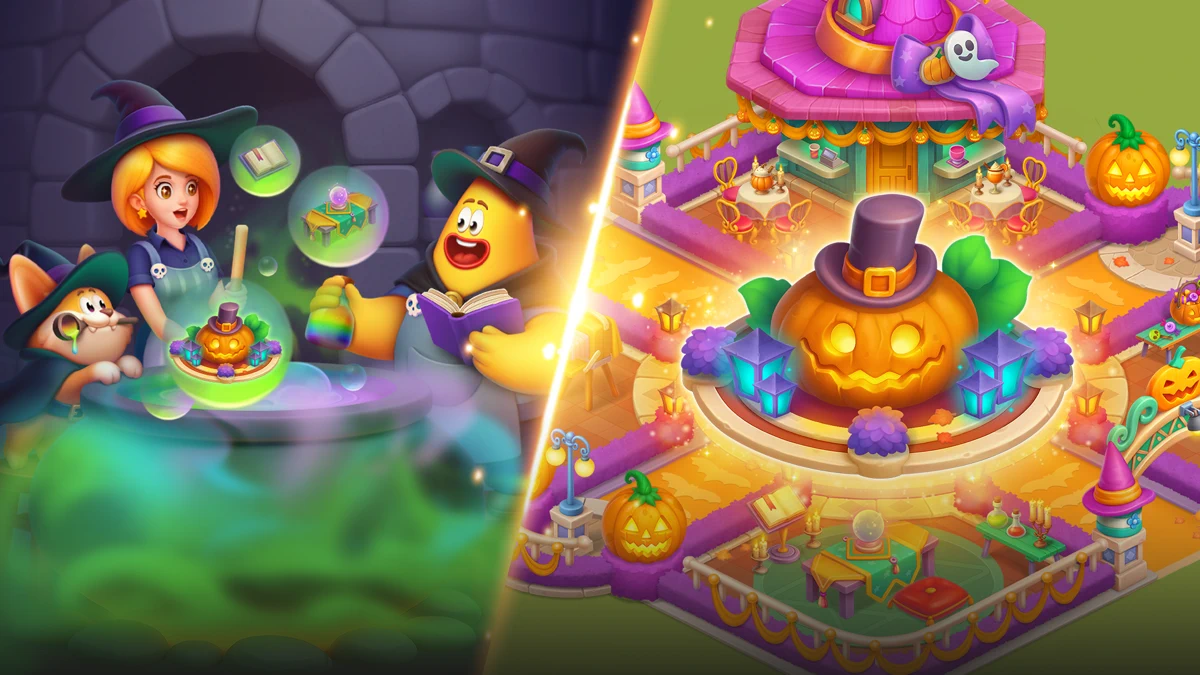 Goods Puzzle: Sort Challenge™ search result, In-app event: The Ghostly Greetings!