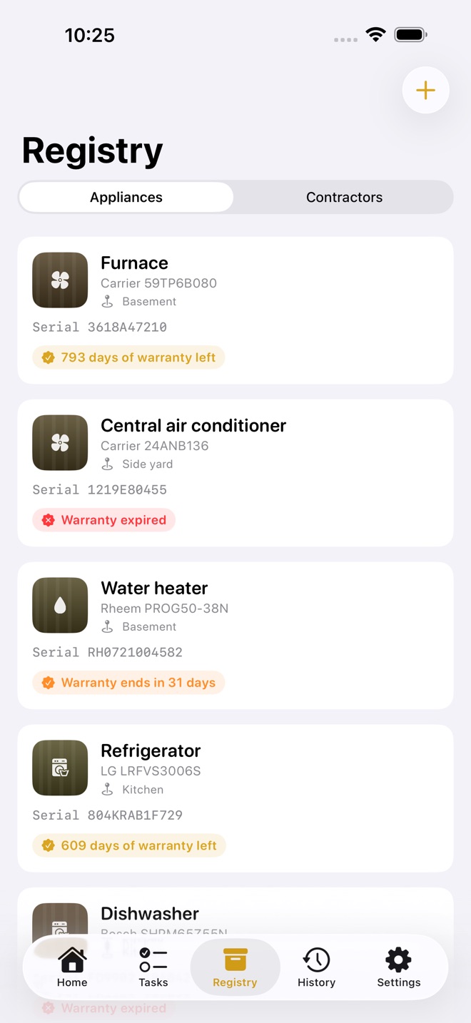 HavenLog: Home Upkeep capture d’écran 4