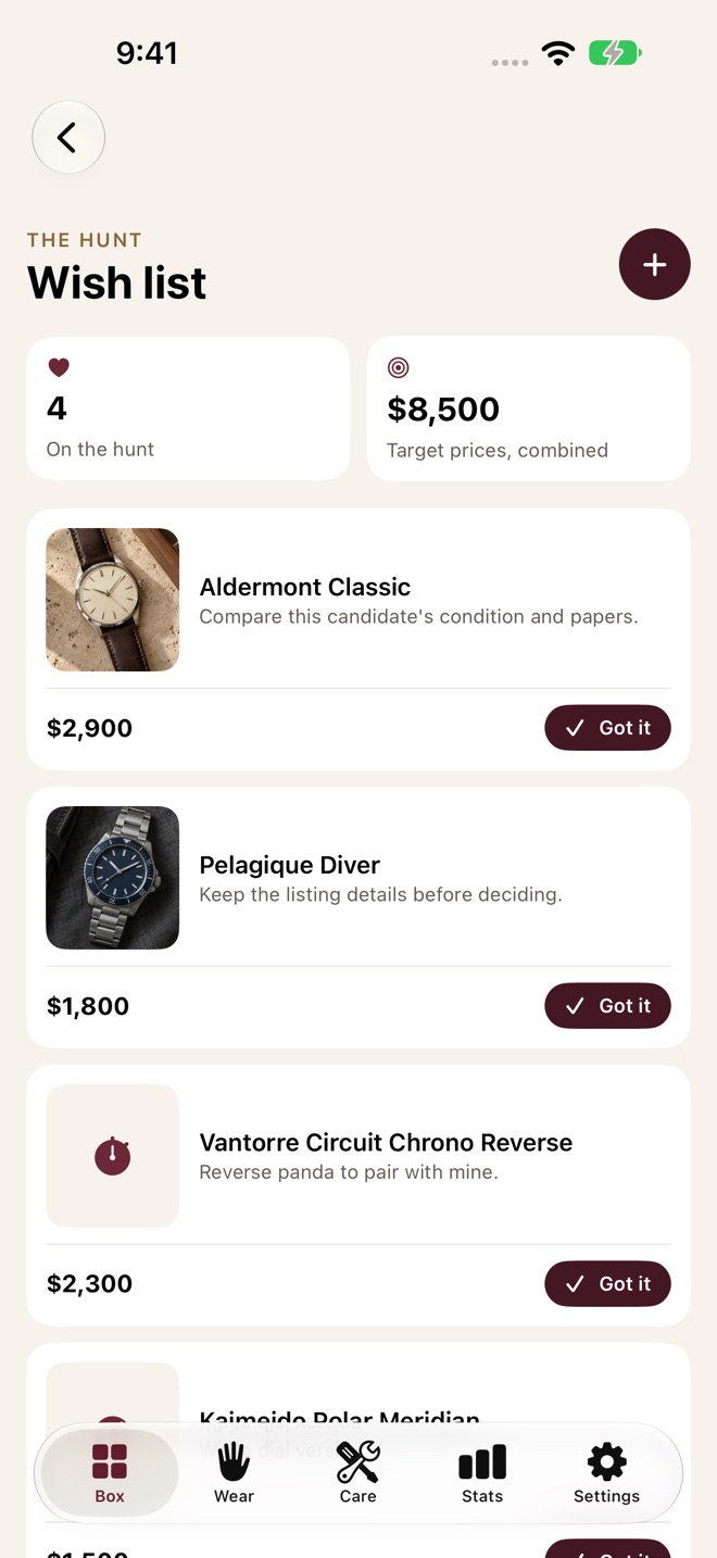 CrownBox: Watch Collection screenshot 9