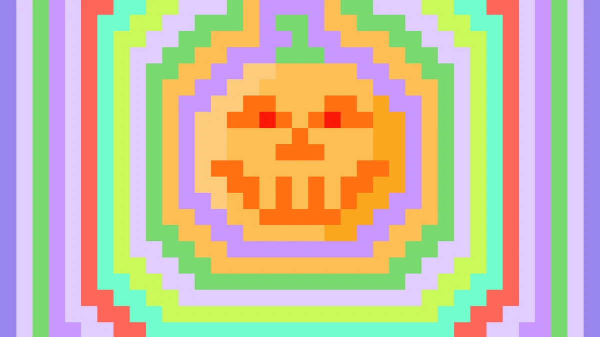 Blocknado: Retro Block Puzzle search result, In-app event: Spooky Blocknado