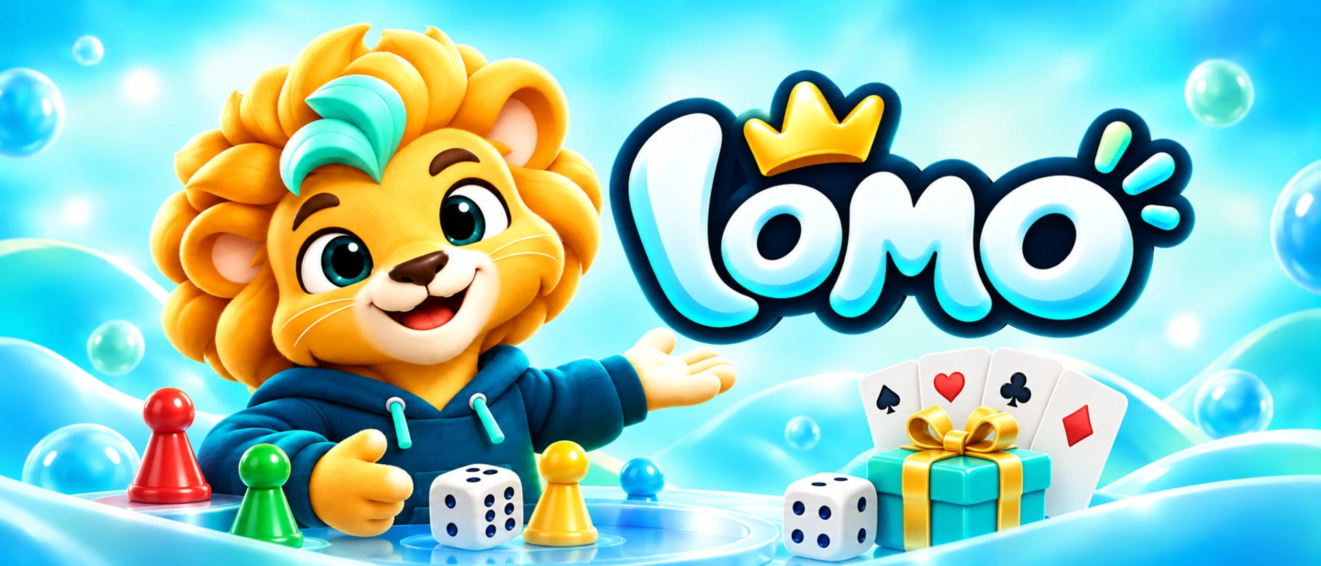 Lomo - Ludo & Baloot product page header