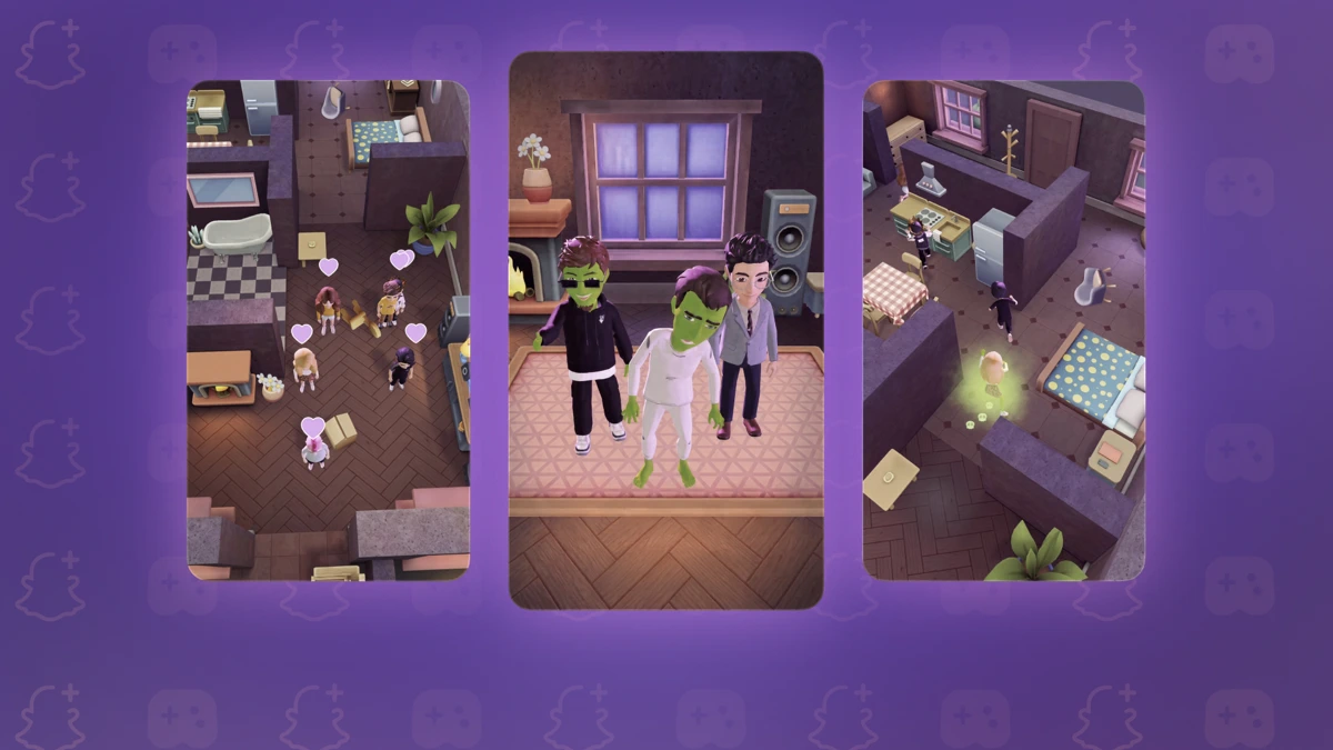 Snapchat search result, In-app event: Play Zombie Escape on Snapchat