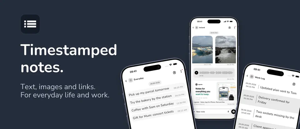 Lognote: Quick Notes