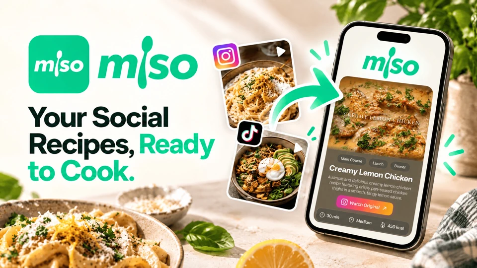 Miso Cook: AI Recipe Keeper App Store search result