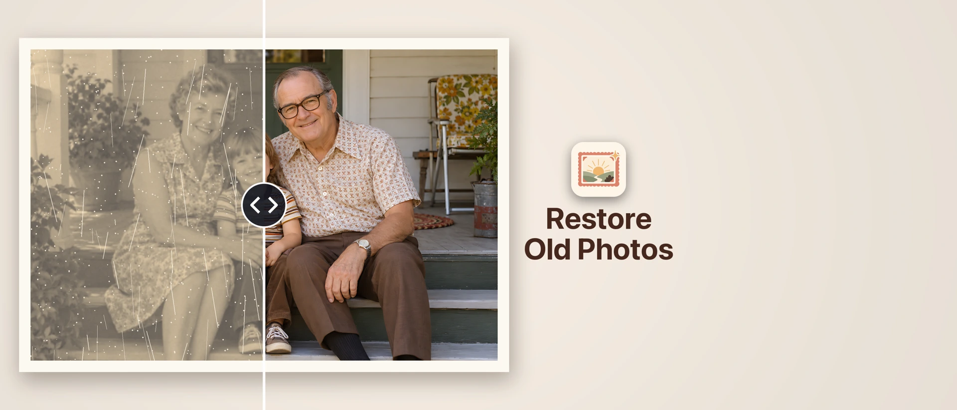 Restore Old Photos: AI Enhance product page header