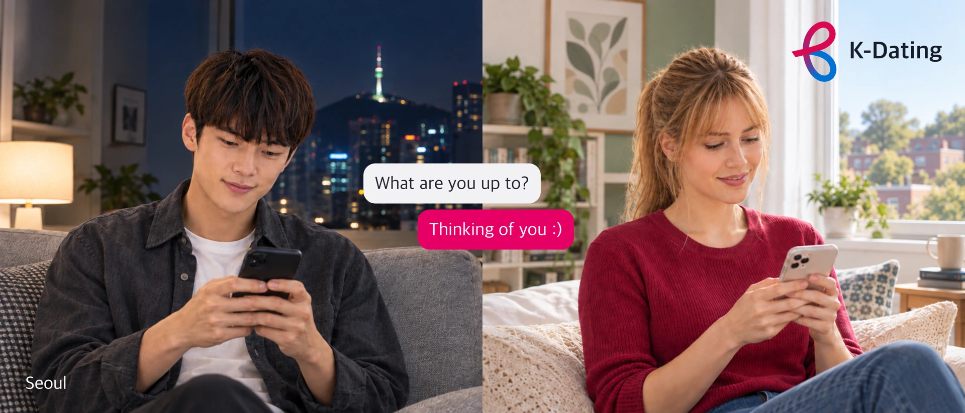 K-Dating – Korean Chat & Date product page header