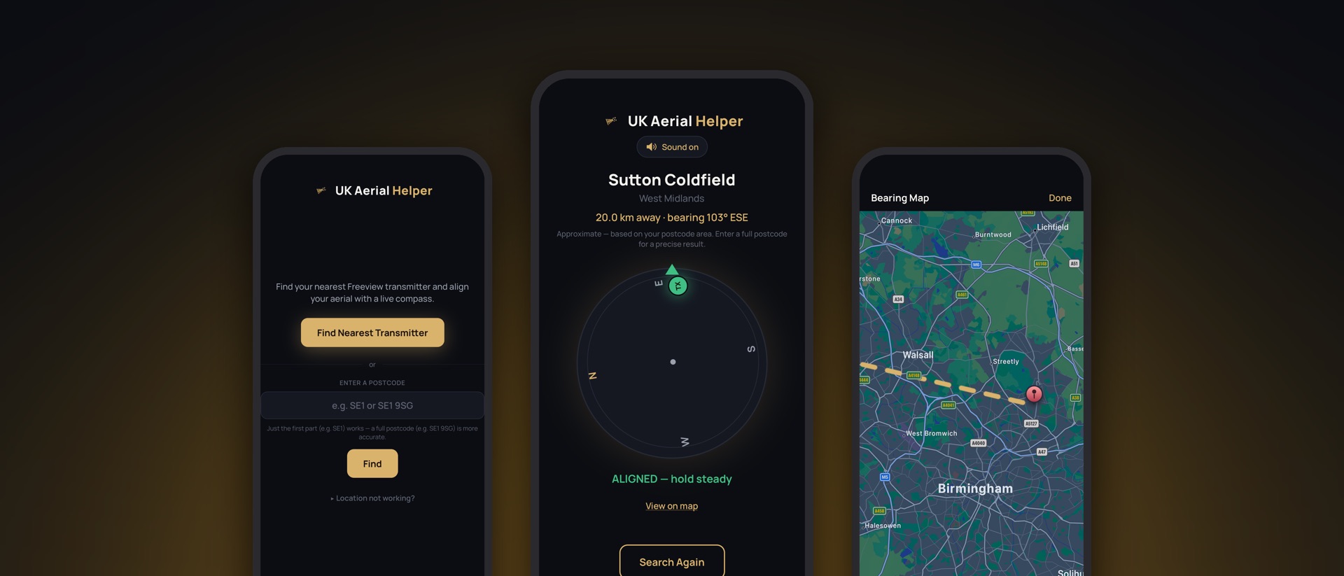 UK Aerial Helper product page header
