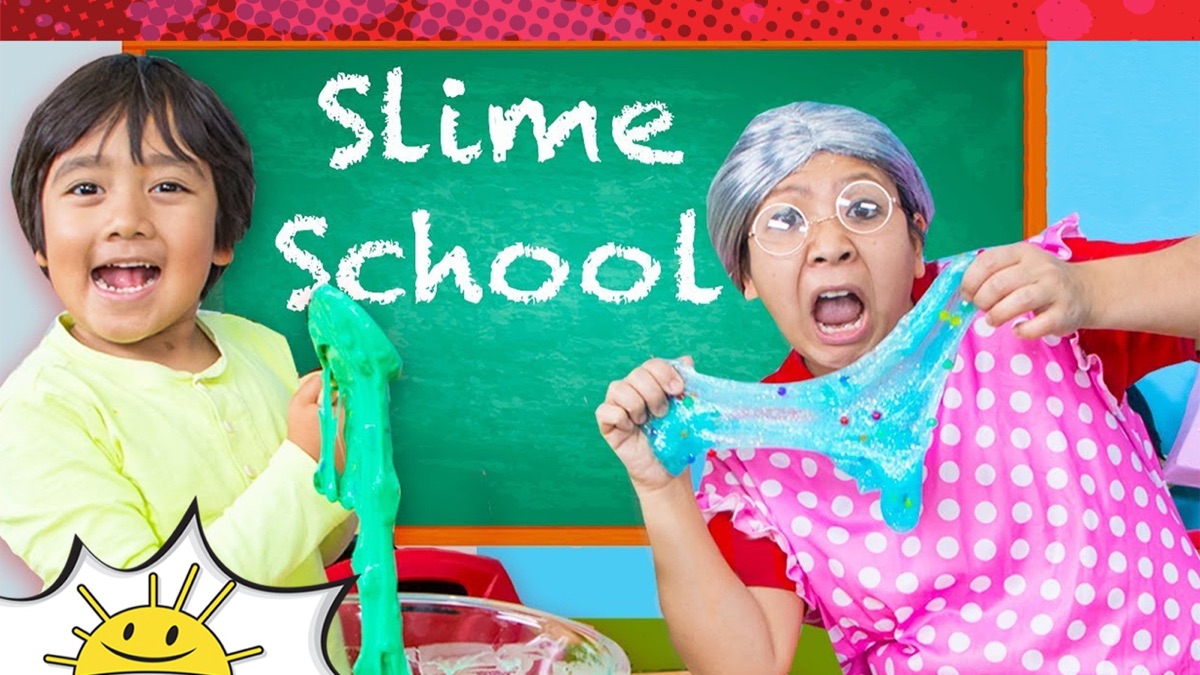 Ryan Makes DIY Slime in Silly School Pretend Play! - Ryan's World ...