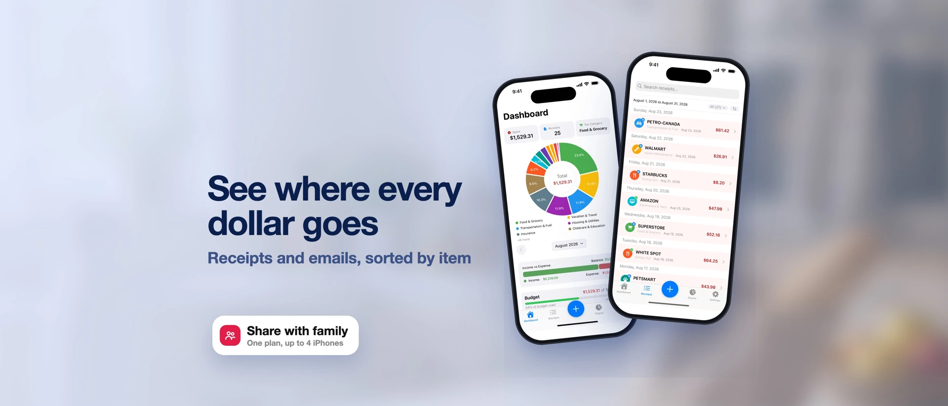 ReceiptIQ AI: Receipt Scanner product page header