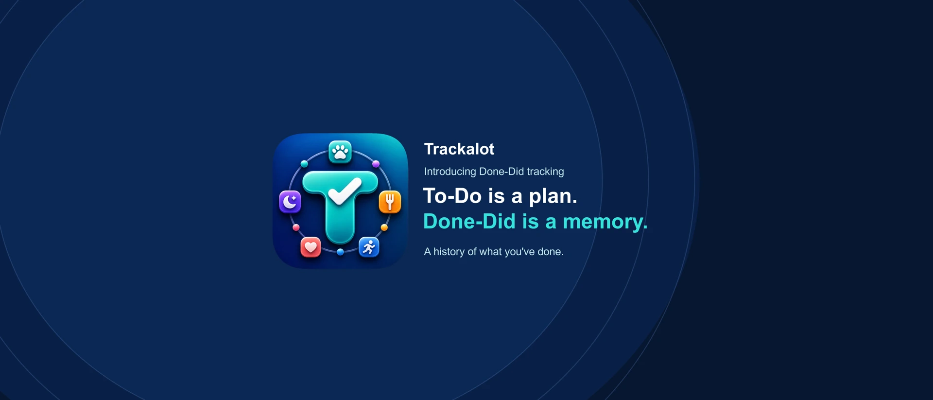 Trackalot product page header