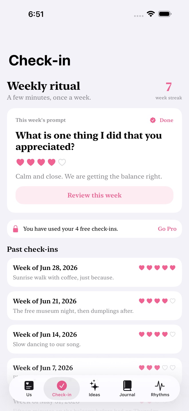 UsTime: Couple Check-ins capture d’écran 2