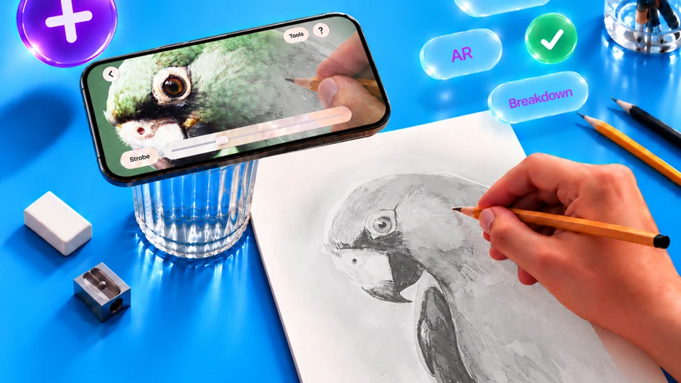 Da Vinci Eye: AR Trace & Draw App Store search result