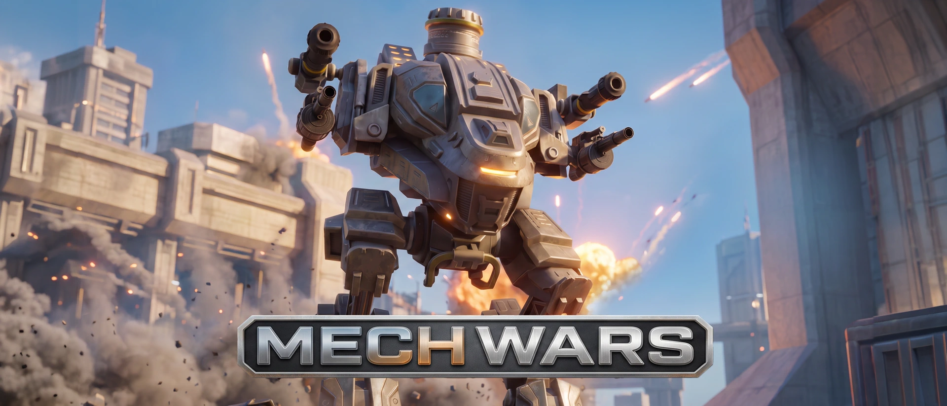 Mech Wars-Online Robot Battles product page header