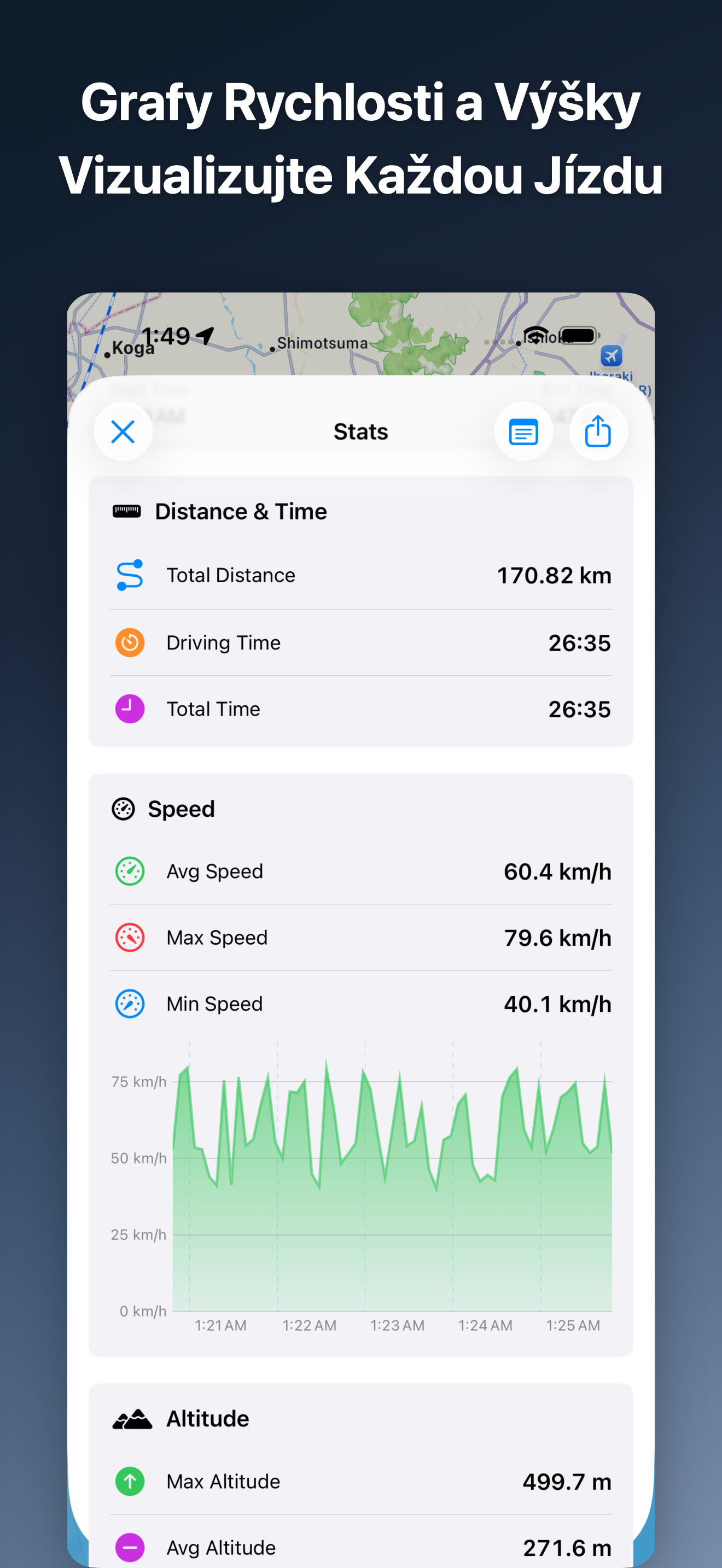 DriveTracker - Driving Log iOS screenshot 4 showing app interface