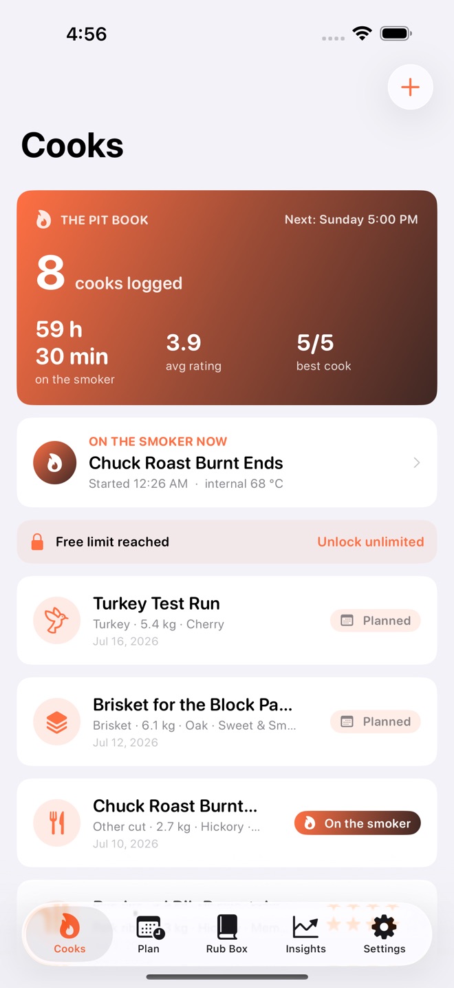 SmokeCraft: BBQ Log screenshot 1