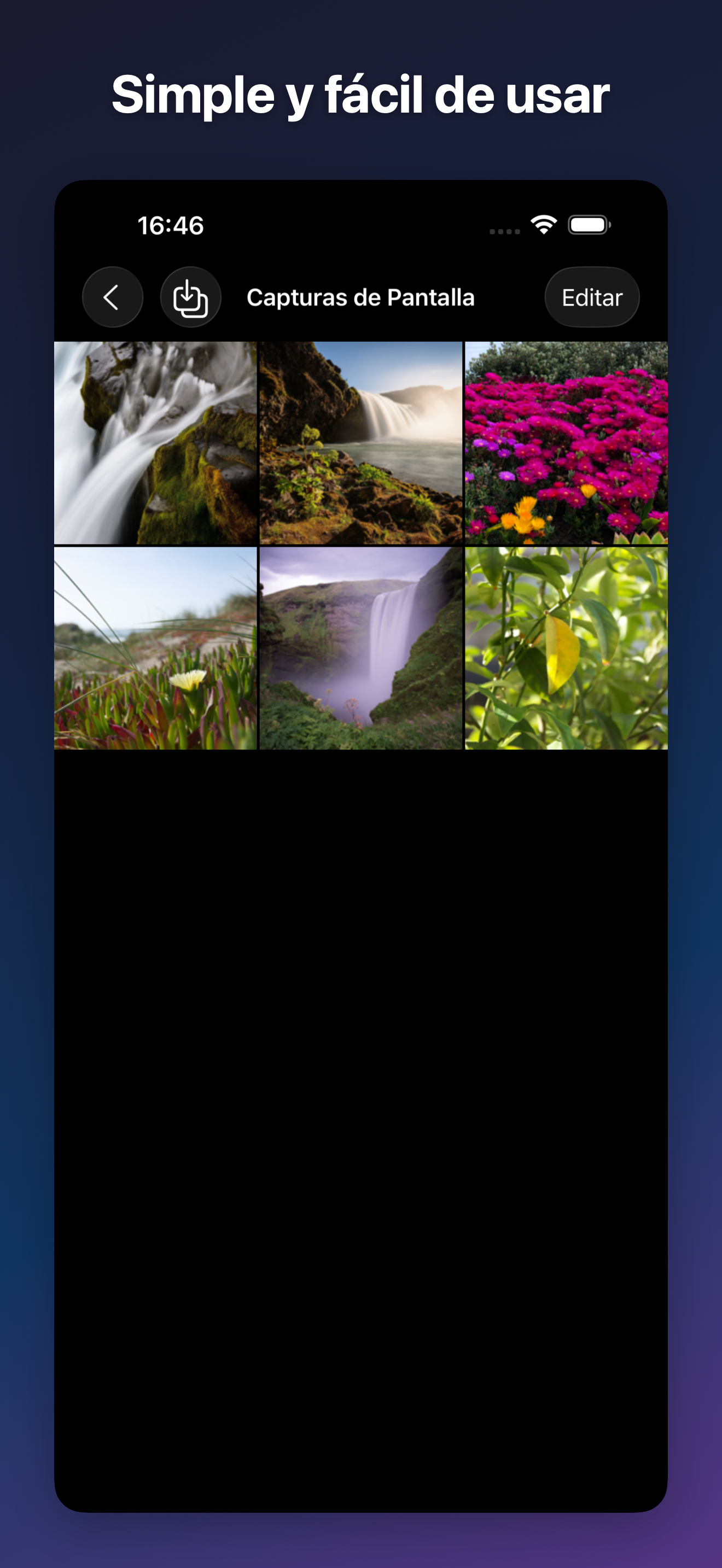 ProjectCam - Photo Folders iOS screenshot 3 showing app interface