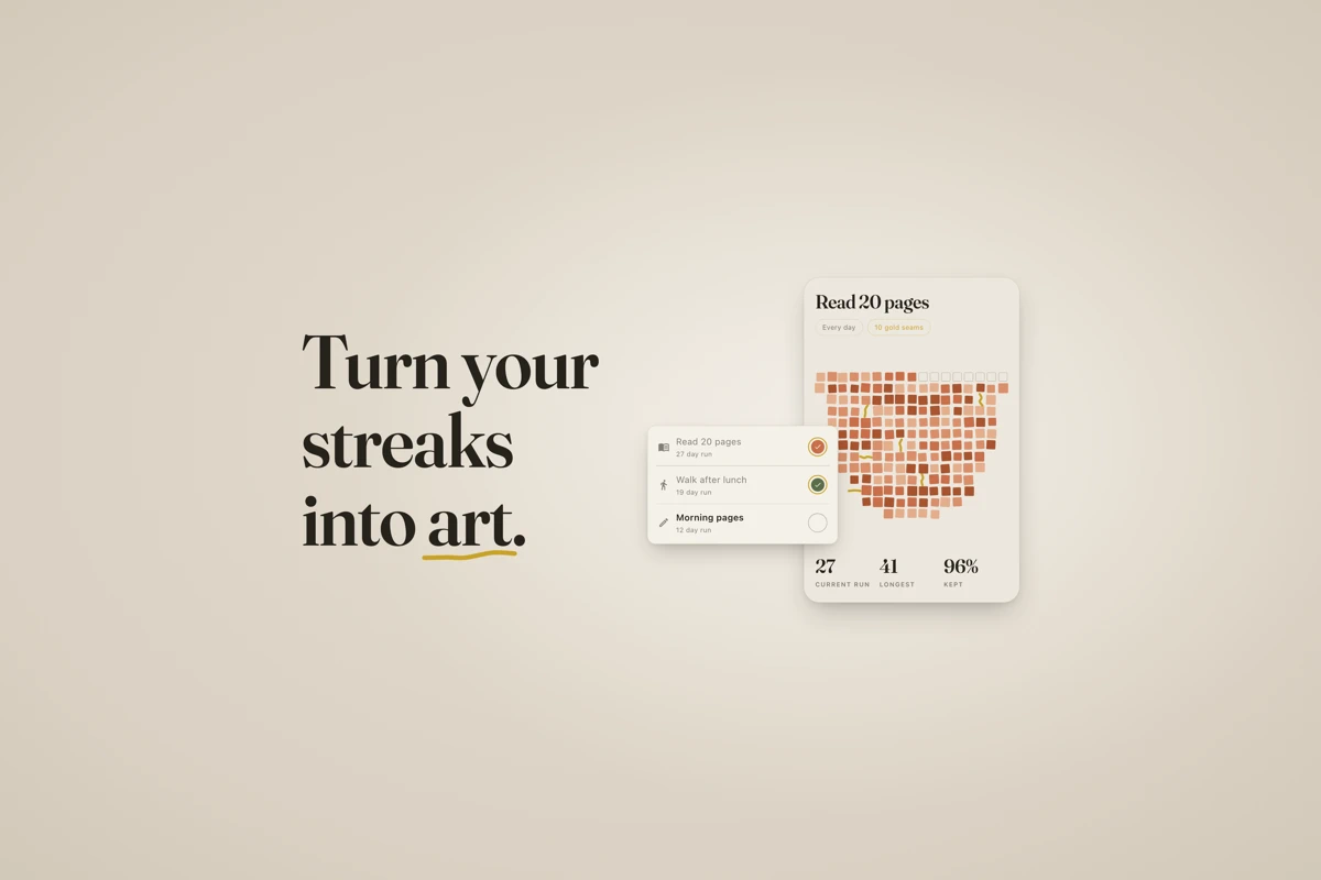 Tessera: Habit Mosaic Tracker search result