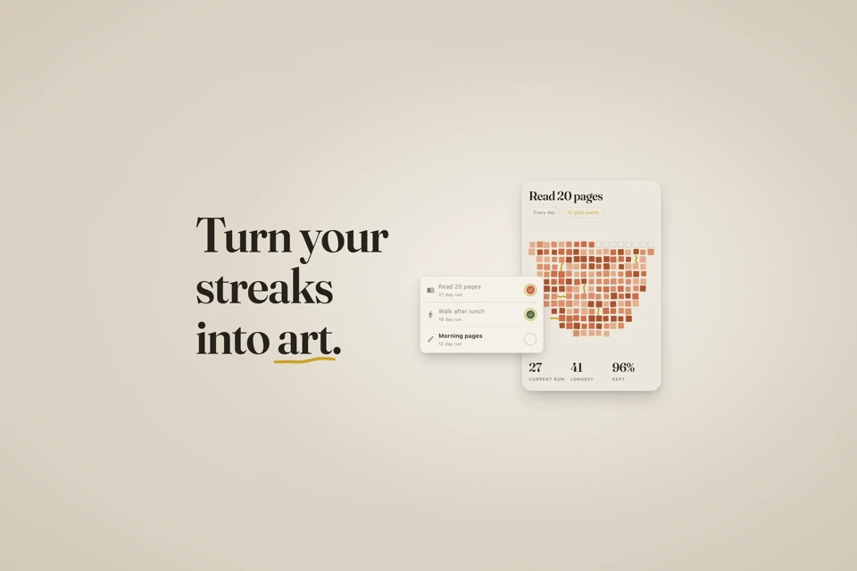 Tessera: Habit Mosaic Tracker App Store search result