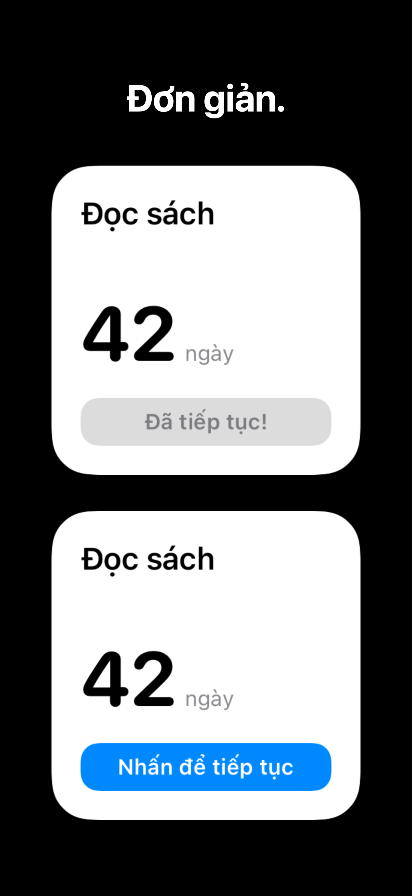 KeepGoing - Habit Tracker iOS screenshot 3 showing app interface