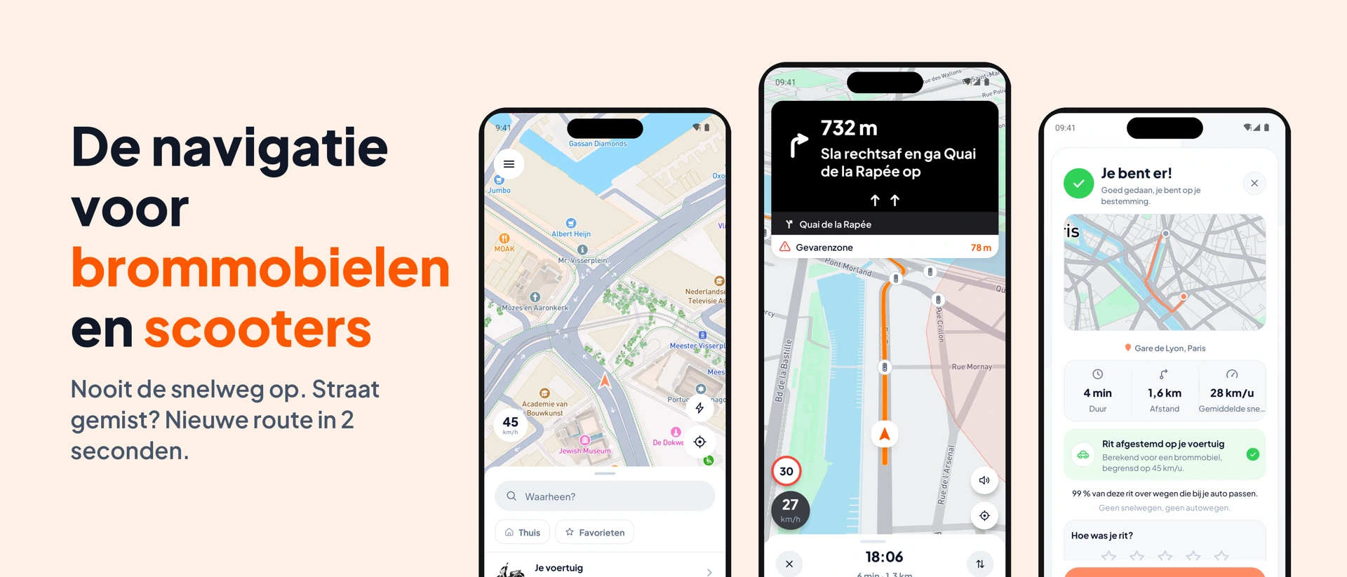 TacTac GPS brommobiel scooter product page header
