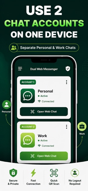 WT Web: Dual Messenger Duo screenshot 1