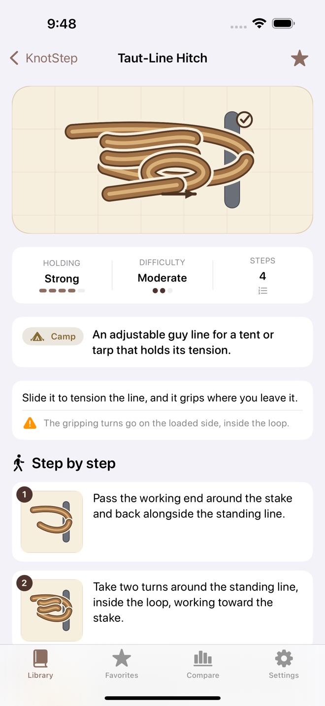 KnotStep: Tie Any Knot capture d’écran 2