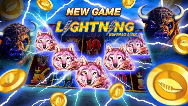 Lightning Buffalo Link Slots!