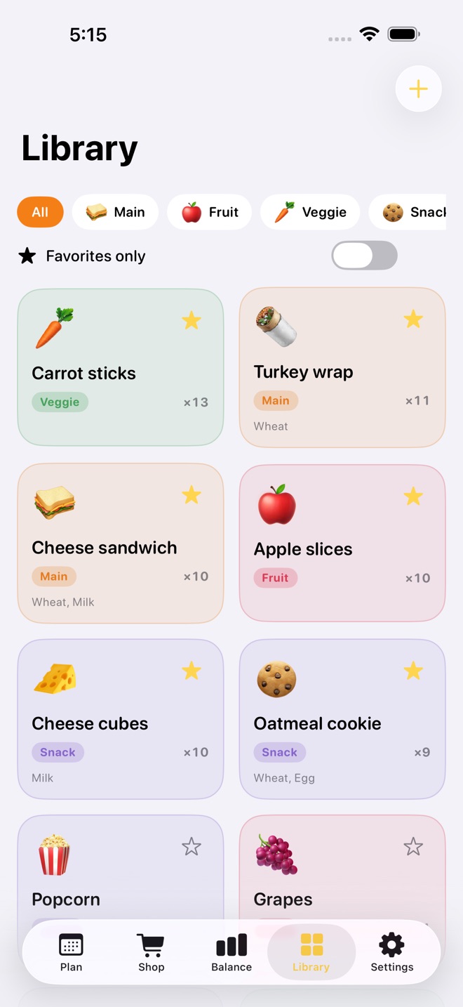 LunchboxPlan: School Lunch capture d’écran 4