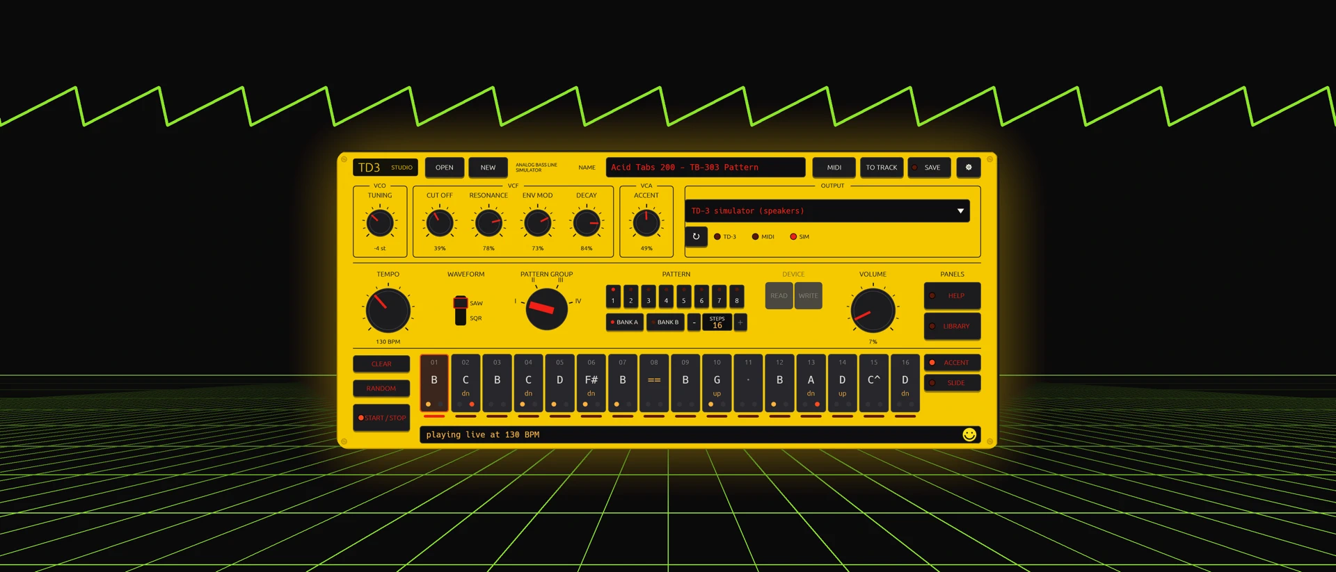 TD3 Studio product page header